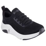 Kixpress-Skechers Bobs Sparrow Flex 女 運動休閒鞋 舒適 穿搭 黑 白 [117580BLK], , large