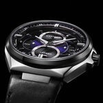 CITIZEN 星辰 鈦金屬 光動能三重日曆月相手錶-紫/42mm BU0066-11W, , large