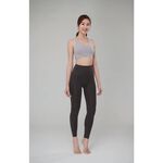 YOGA FLOW Teresa Bra - 性感繞頸短版上衣 - 淺銀灰 Misty Grey, , large