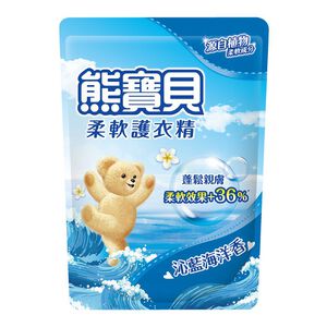 新熊寶貝沁藍海洋香柔軟護衣精補充包(1.84L)