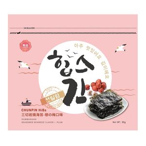 雋品HiBs 三切岩燒海苔-戀之梅口味 30g
