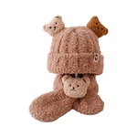 Bear Knit Hat and Scarf Set, , large
