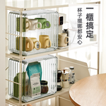 【上手家居】透明壓克力馬克杯收納箱 全透明壓克力(防塵杯架/茶杯架/杯子收納櫃/杯子收納箱/廚房收納), , large