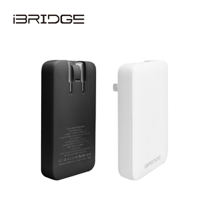 iBRIDGE GaN 65W Ultra-thin Rapid Power Supply-Dual Type-C-White