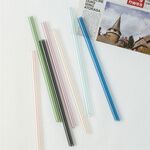 【Oolab 良杯製所】 Ecozen 透明斜口粗/細吸管 26cm (六色), , large