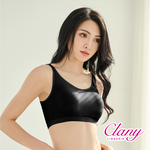 【Clany可蘭霓】MIT竹纖抑菌消臭天絲棉無鋼圈M-3XL內衣 加大尺碼背心睡眠內衣 8062-63 黑色 8062-61 灰色, , large