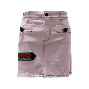 PINKO粉色牛仔裙