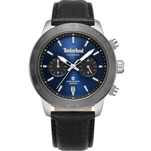 Timberland 天柏嵐 RAYNHAM系列 兩地時間 多功能手錶-藍 TDWGF0075101