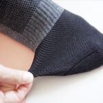 [Kaimei Cotton Industry] 3 pairs of random excellent MIT made in Taiwan brand new second generation nano silver ion air cushion deodorant sports socks, , large