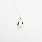 【Angel & Me】3D 可愛 企鵝 penguin s925 純銀項鍊 生日 聖誕節 情人節 禮物, , large