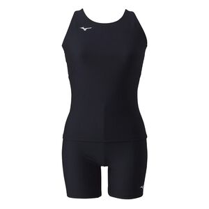 MIZUNO SWIM BASIC 女泳衣 女款泳裝 素色款式 女兩件式泳衣 N2MGAC01 【樂買網】