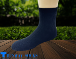 【RUNWAY】《RUNWAY SOCKS》Japanese Style Trendy Short Socks – Double Cylinder 1/2 Crew Socks with Heart Jacquard Design – Casual & Sporty – Black – Women’s – 1 Pair, , large