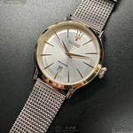 [星晴錶業]MASERATI手錶,42mm,R8853118001銀白色錶面金色錶殼銀色精鋼錶帶款, , large