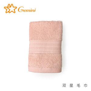 飯店級質紋緞檔方巾-粉色