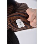 (2XL) xy studio針織條紋棕色長袖上衣二手衣, , large
