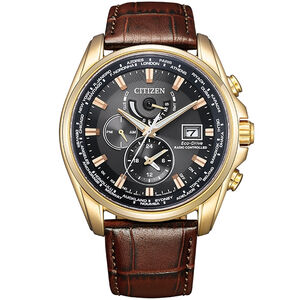 CITIZEN 星辰 亞洲限定款 光動能萬年曆電波手錶 AT9123-13E