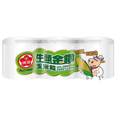 [箱購]牛頭牌金鑽玉米粒340g x 24Can罐