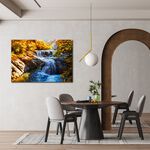 【御畫房】山谷溪流 國家一級畫師手繪油畫60×90cm(VF-89), , large