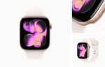 Apple Watch S11 GPS 46mm 玫瑰金色鋁金屬錶殼 搭淡胭粉色運動錶帶 M/L _ 台灣公司貨 + 專用 (錶貼 & 錶套), , large