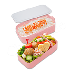 【百科良品】日本製 Hello Kitty 可愛彩妝精品 雙層便當盒 抗菌加工Ag+ 600ML(日本境內版)-凱蒂貓, , large