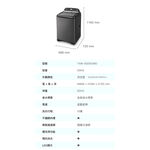 TATUNG 大同 20KG 智慧變頻單槽洗衣機 TAW-B200DWD, , large