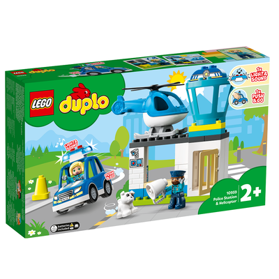【LEGO樂高】救援警察局與直升機