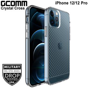 GCOMM iPhone 12/12 Pro (6.1吋) 十字紋軍規防摔殼 Crystal Cross