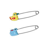 力大牌ABEL  02205動物型安全別針1卡 4入(圖案隨機), , large