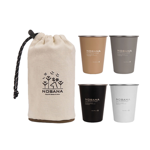 [Beautylife]camping 304 stainless steel water cup/set-four color cup