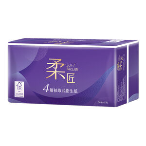 柔匠四層抽取式衛生紙FSC