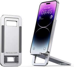 megacom Foldable Aluminum Adjustable Cell Phone Stand