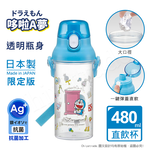 【百科良品】日本製 哆啦A夢 彈蓋直飲水壺 隨身瓶 480ML (附背帶)-任選款, , large