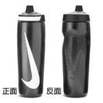 [秉宸] NIKE REFUEL BOTTLE 擠壓水壺 24OZ 運動 單車 自行車 運動 跑步 登山 健行 N1007666, , large