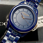 [星晴錶業]COACH手錶,38mm,CH00106寶藍色錶面寶藍錶殼寶藍陶瓷錶帶款, , large