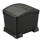 CARMATE Anti-Tip & Non-Slip 2.6L Car Trash Can, , large