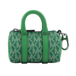 Michael Kors 塗層帆布波士頓包造型吊飾/鑰匙圈/棕梠綠, , large