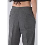 (M) unicorn fair高腰質感羊毛灰色長褲二手衣, , large