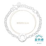 【童樂繪金飾】925純銀 六字箴言 兒童銀手鍊 (彌月銀飾 彌月禮), , large