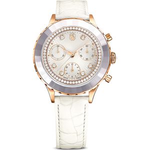 SWAROVSKI 施華洛世奇 Octea Chrono 520情人禮 水晶計時手錶 女錶-37mm 5671150