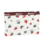 Lesportsac 3-Zip Cosmetic 三層拉鍊化妝包 收納包 盥洗包 女包 男包(奶油莓果), , large