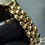 [星晴錶業]COACH手錶,22mm28mm,CH00262白色幾何立體圖形錶面金色錶殼金色精鋼錶帶款, , large