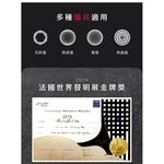 【美國Mother Goose鵝媽媽】二代99.94%高純鈦複合金 IH物理不沾單柄炒鍋, , large