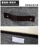【上手家居】玩具收納箱 50cm 灰色(收納盒/衣物收納/附蓋/棉麻收納箱/衣服收納盒/布收納盒), , large