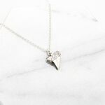 【Angel & Me】勇氣 鯊魚 牙齒 Shark Tooth s925 純銀 項鍊 生日 聖誕 情人節 禮物, , large