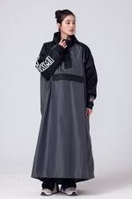 Adult Pullover Raincoat 2XL Light Blue – Stormproof, Helmet-On Quick Wear, , large