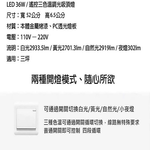 [Honey Comb]北歐風LED36W遙控調光調色臥室吸頂燈(KC1990), , large