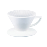 [寶馬牌 附把陶瓷濾杯 1-4杯 白色] JA-05-02-C-W, , large