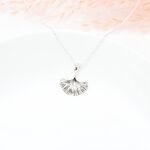 【Angel & Me】銀杏 葉 Ginko Leaf s925 純銀 項鍊 生日 情人節 聖誕節 禮物, , large