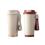 Japanese Style Dual-Drink 316 Stainless Steel Coffee Cup, , large