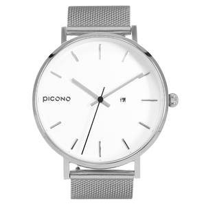 【PICONO】FETUR collection quickly release stainless steel strap watch-Silver / FE-12601